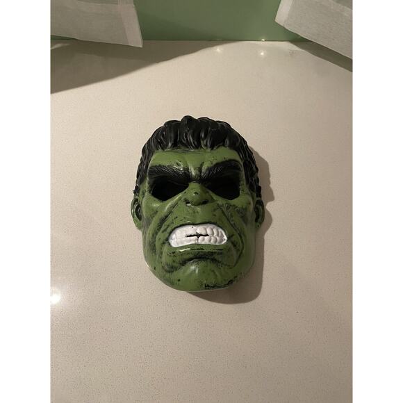 Incredible Hulk Halloween Mask Costume Marvel Comic Super Hero 2015 EUC - Picture 1 of 5